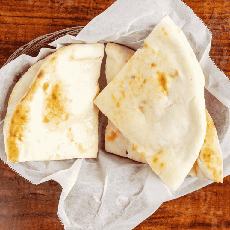 Savor our fresh naan